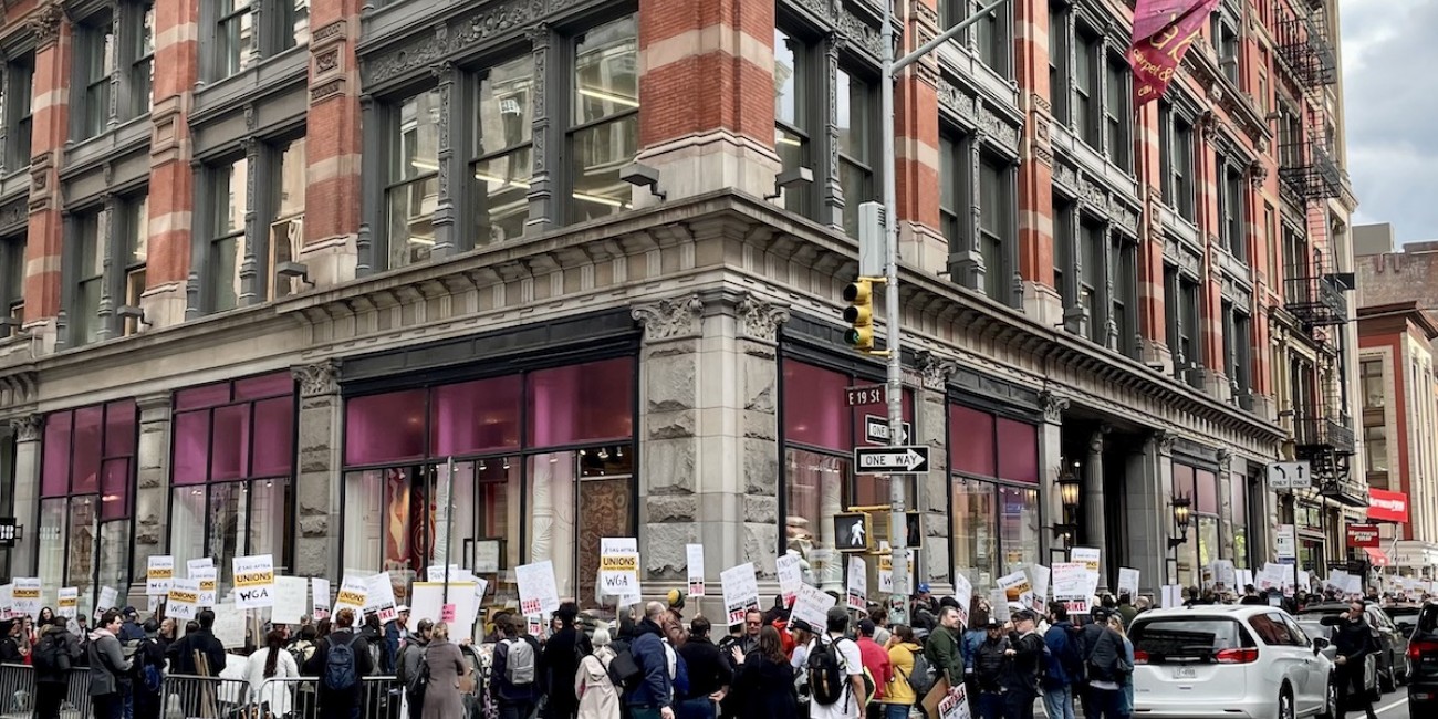 Writers Union of America strike; What effect does this strike have on the theater?